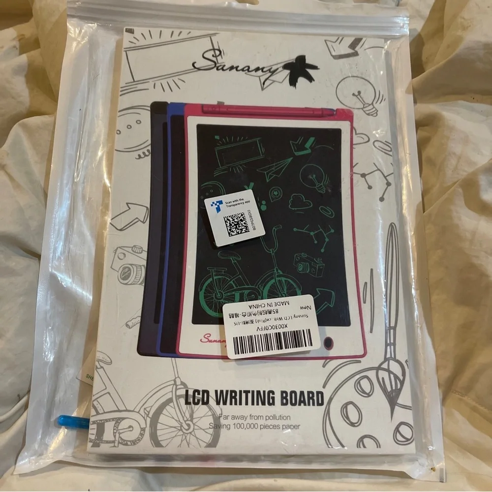 Sunany LCD Electronic Doodle, Writing & Drawing Board 8.5” New Factory Sealed